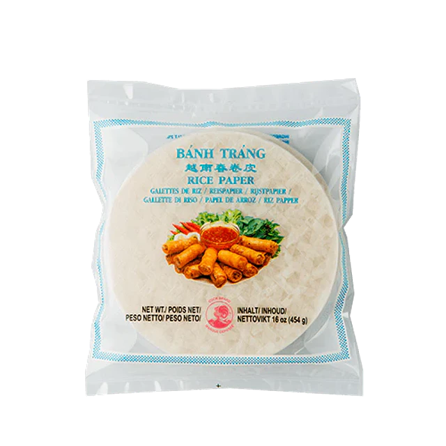 Papel de arroz redonda 22cm 454g-Cock Brand