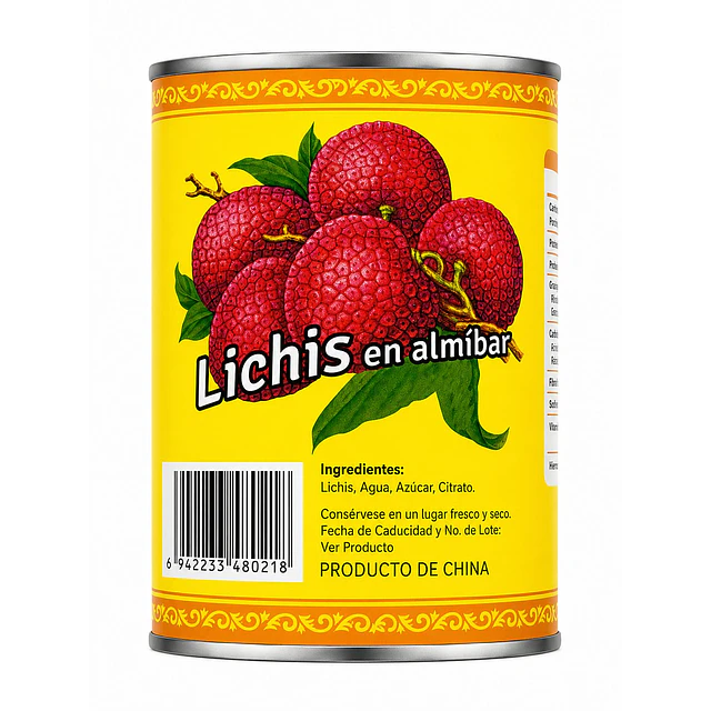 Fruta Lychee 567 grs