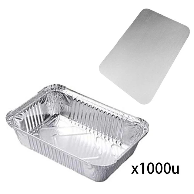 Envases de Aluminio C18 con Tapa de Cartón (Pack 1000 Unidades)