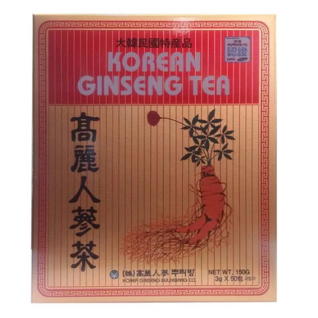 Té de Ginseng Coreano Premium 50 Sticks