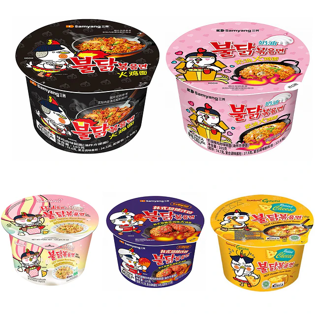 Buldak Bowl 105g-120g