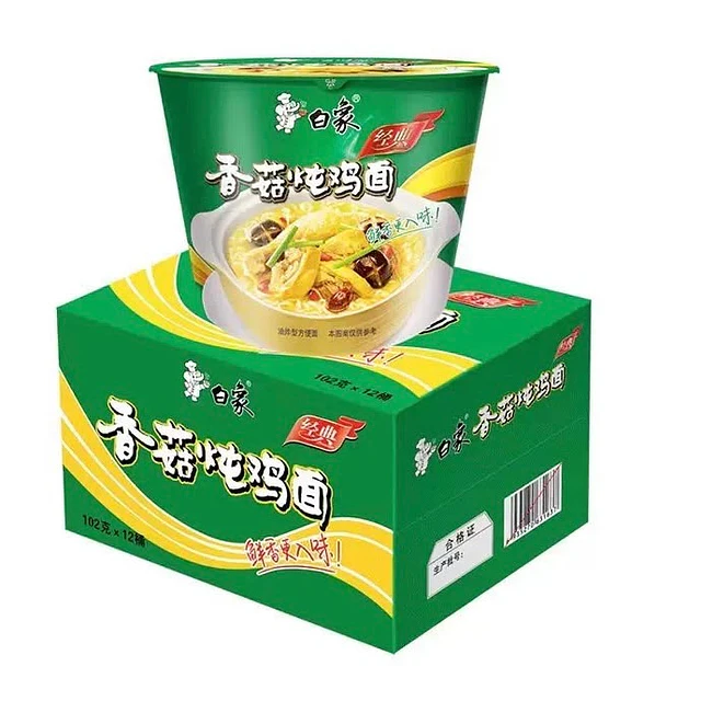 桶裝即食面 - 白象