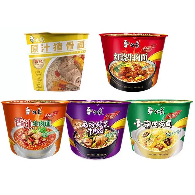 桶裝即食面 - 白象