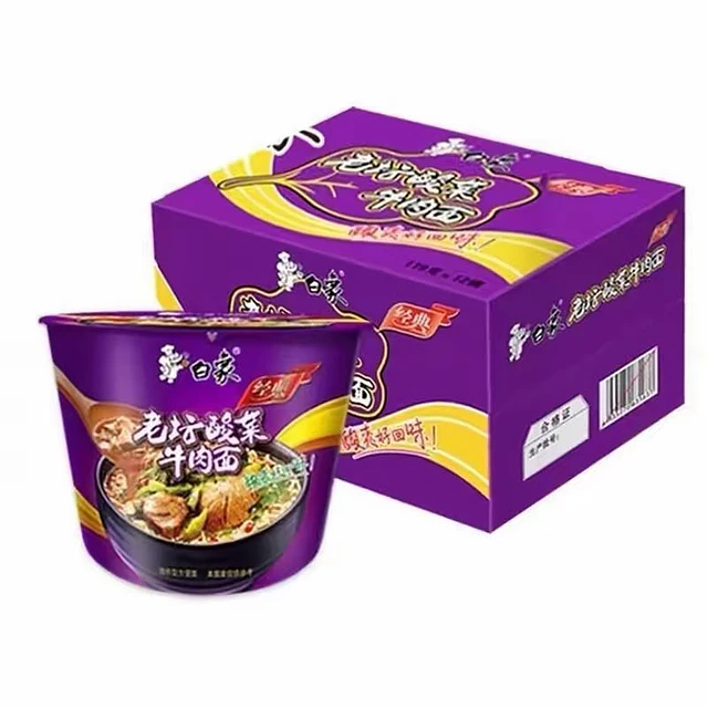 桶裝即食面 - 白象