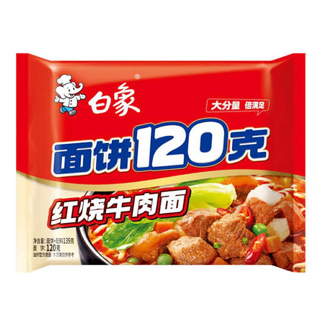 大份量 120 克即食面 - 白象