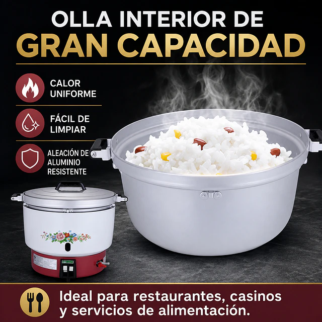 Olla Arrocera a Gas 30 Personas