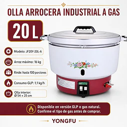 Olla Arrocera a Gas 100 Personas