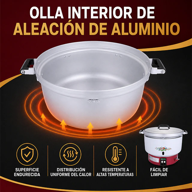 Olla Arrocera a Gas 30 Personas