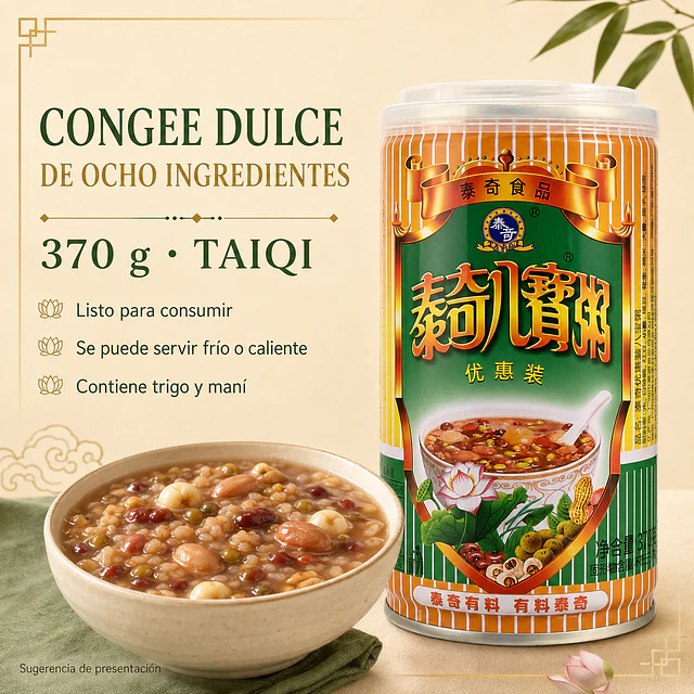 Sopa Dulce de Ocho Tesoros Taiqi 370g