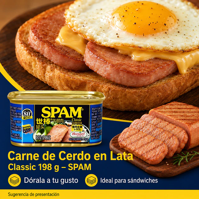 Carne de Almuerzo en Lata Classic Original 198g