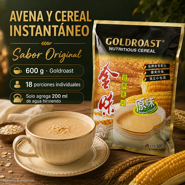 Avena y Cereal Instantáneo 600 g