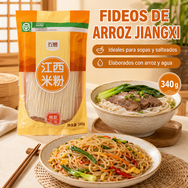 Fideo de arroz mediano 340grs