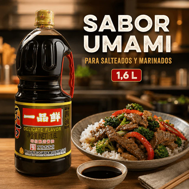 Salsa de soya premium 1.6L