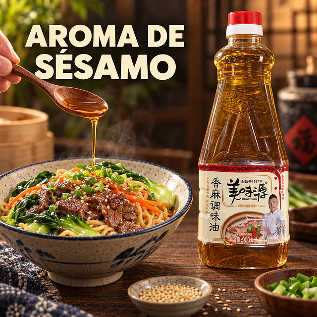 麻油 900ML - 美味源