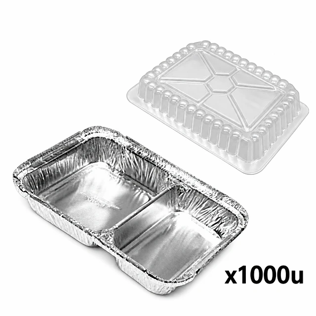 Envases de Aluminio Tapa Plastico C24x1000u