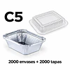 膠蓋鋁餐盒 C5 x 2000個
