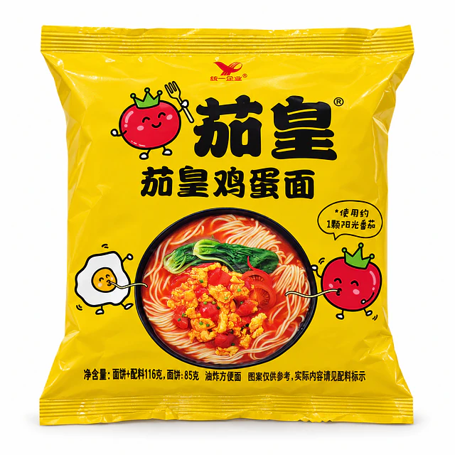茄皇即食面 126克 - 統一 