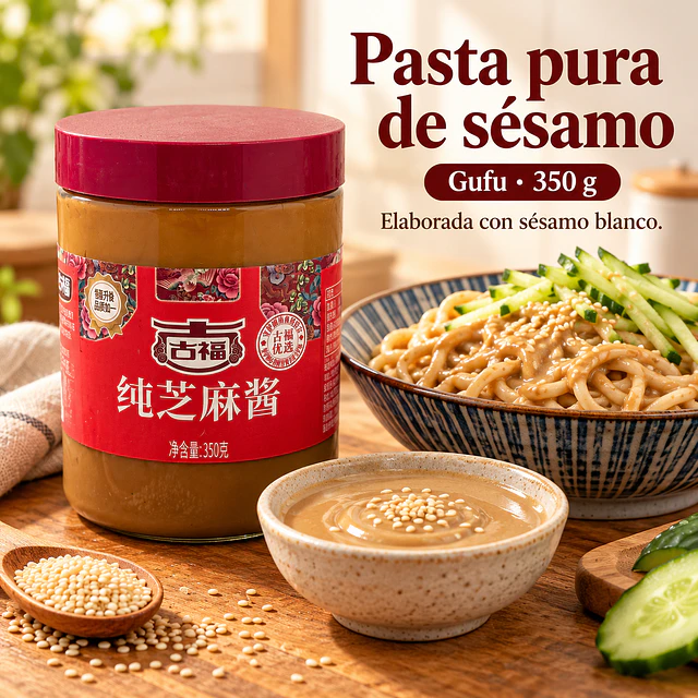 純芝麻醬 350克-古福