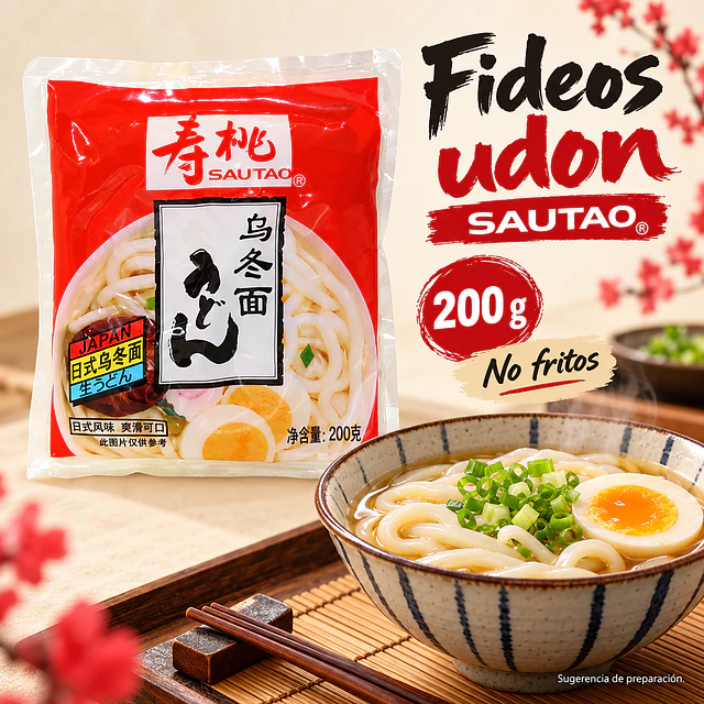 Fideo Udon Japones Fresco 200g