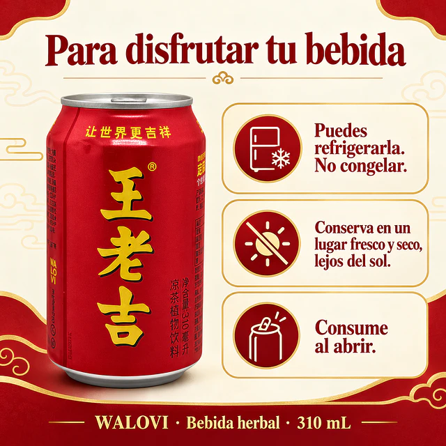Té de Hierbas Wang Lao Ji 310 ml