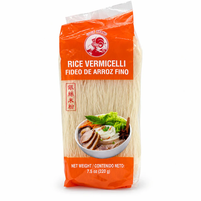 Fideos de Arroz Fino Vermicelli 220g