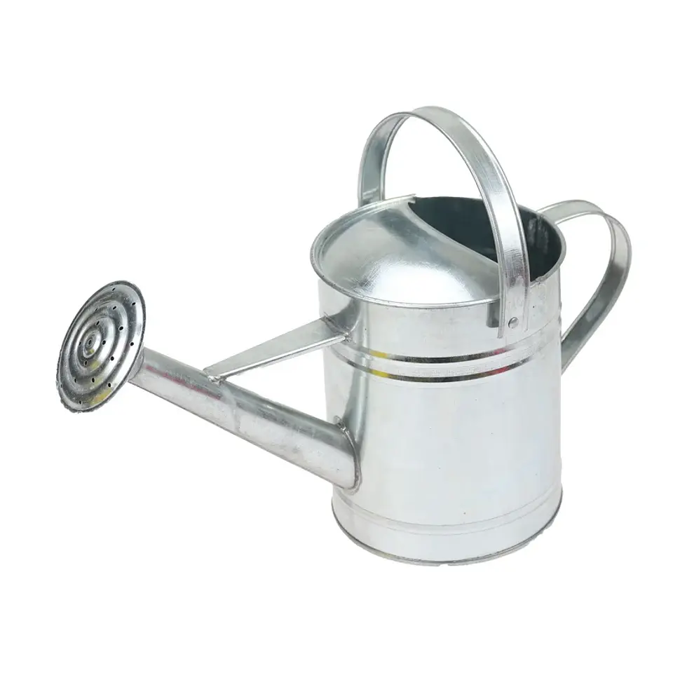 Regadera metal 5 litros galvanizada 1