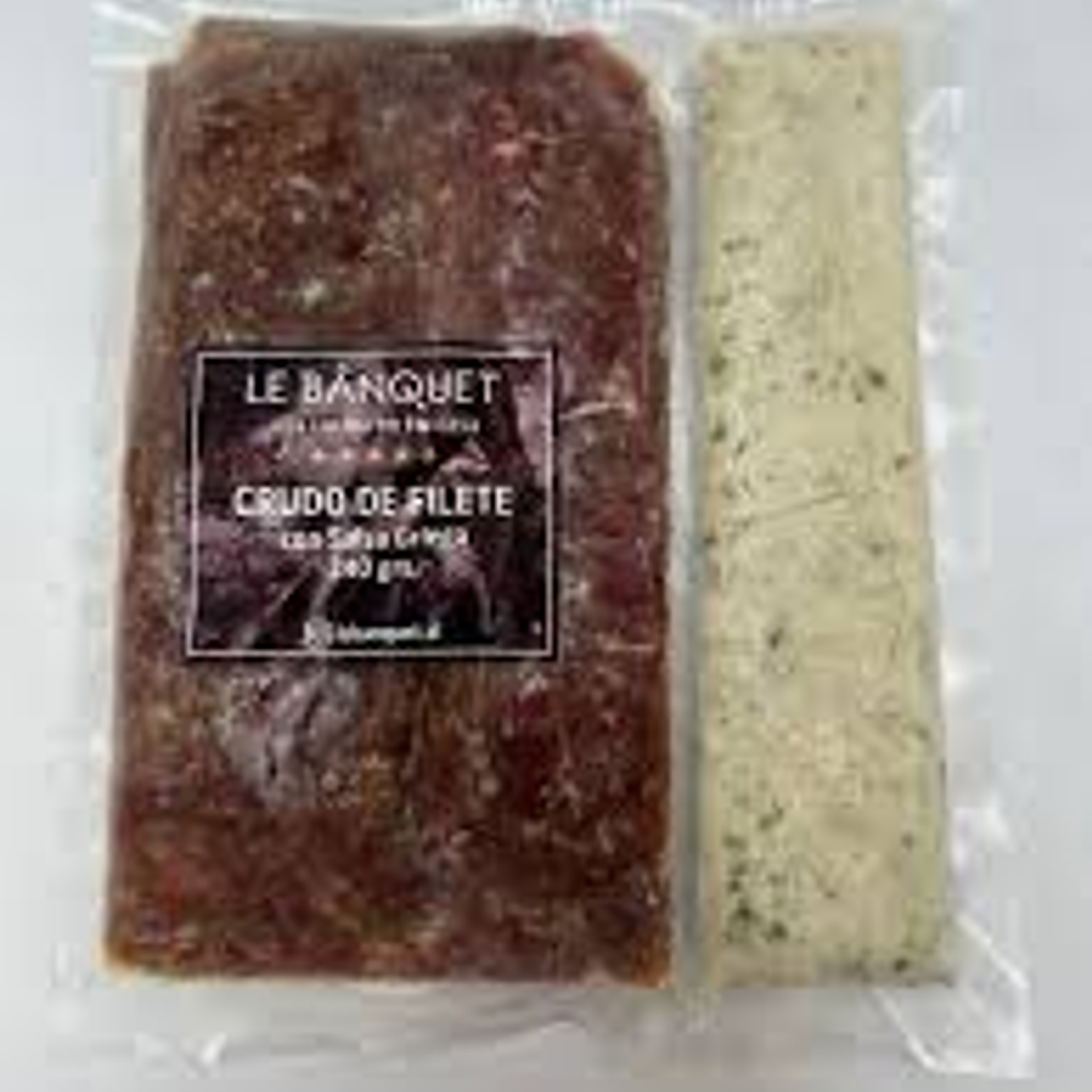 Crudo Filete Salsa Griega  2