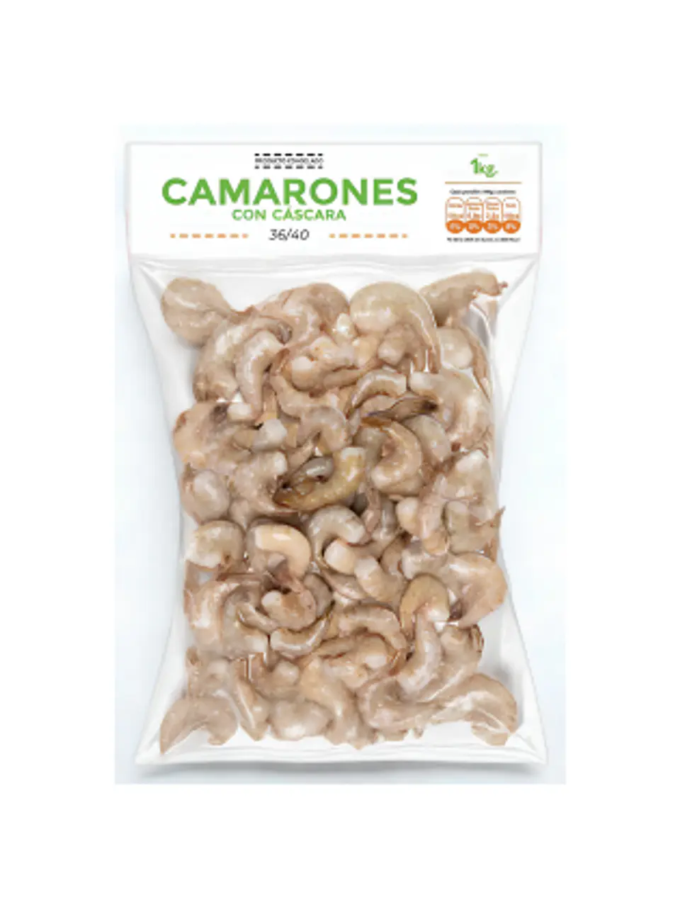 Camarón con cáscara 36/40 1