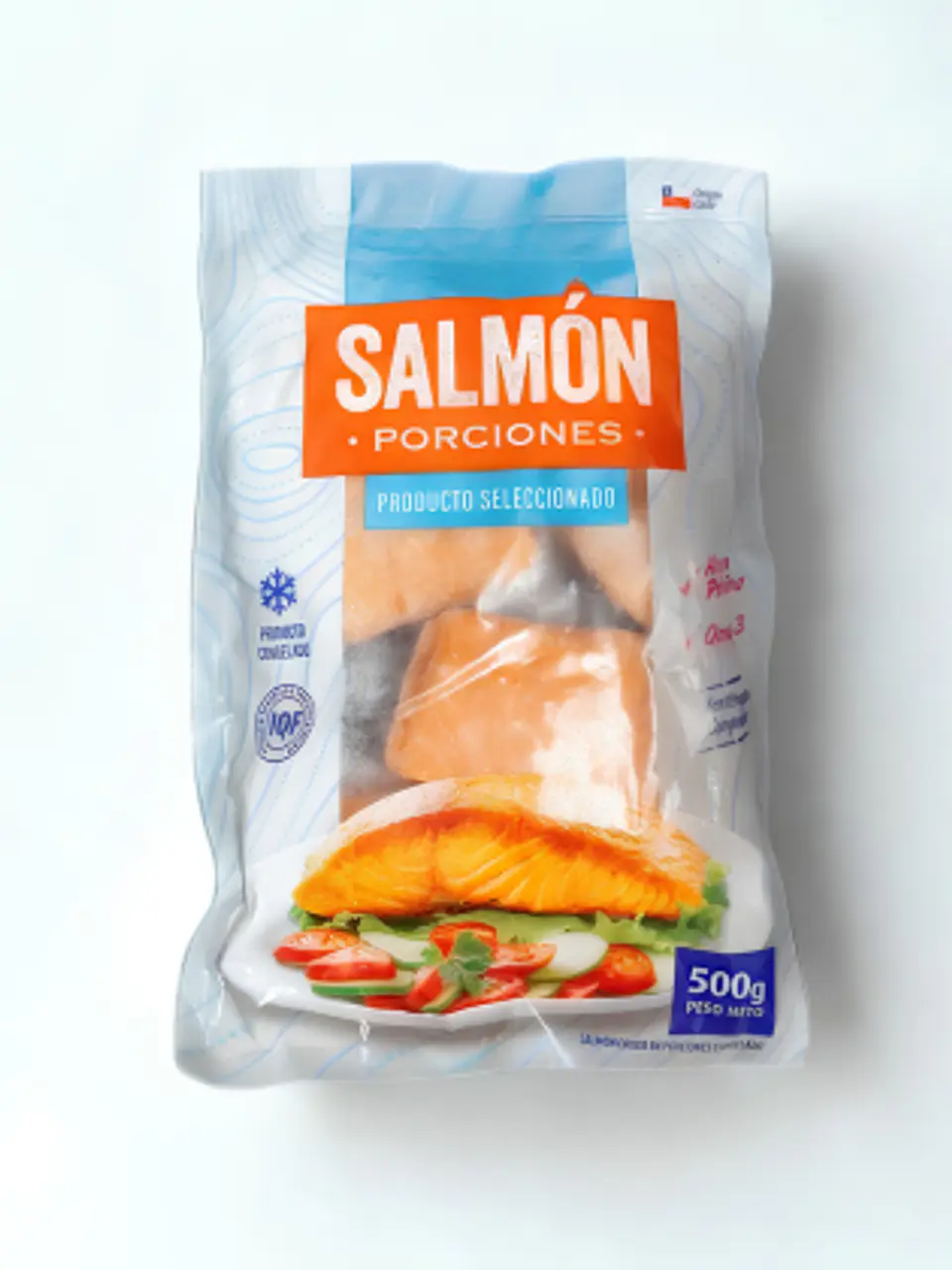 Salmón porciones con piel 1