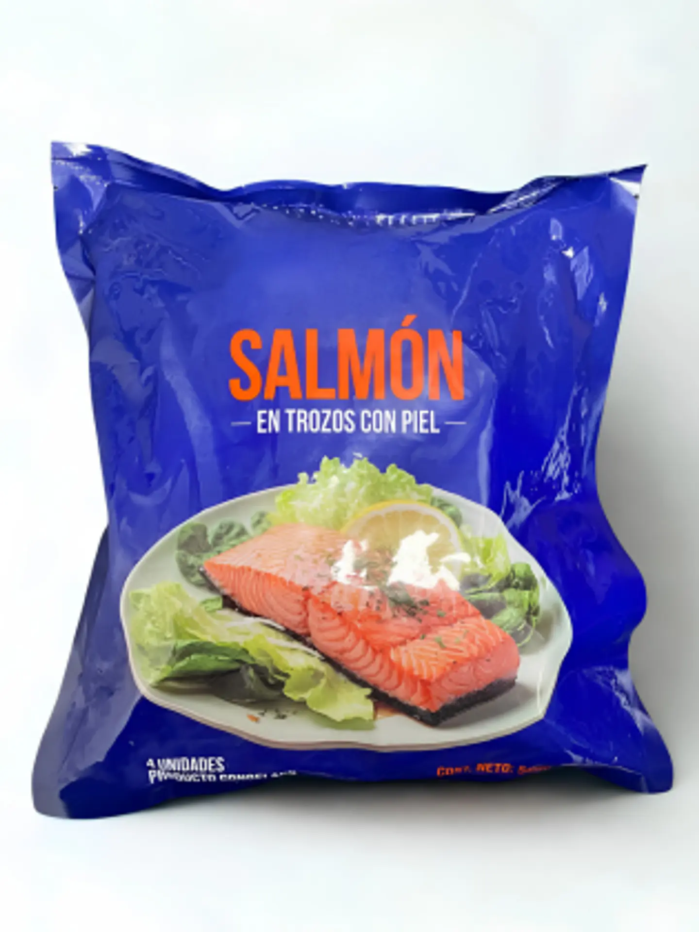Salmón en trozos con piel 1