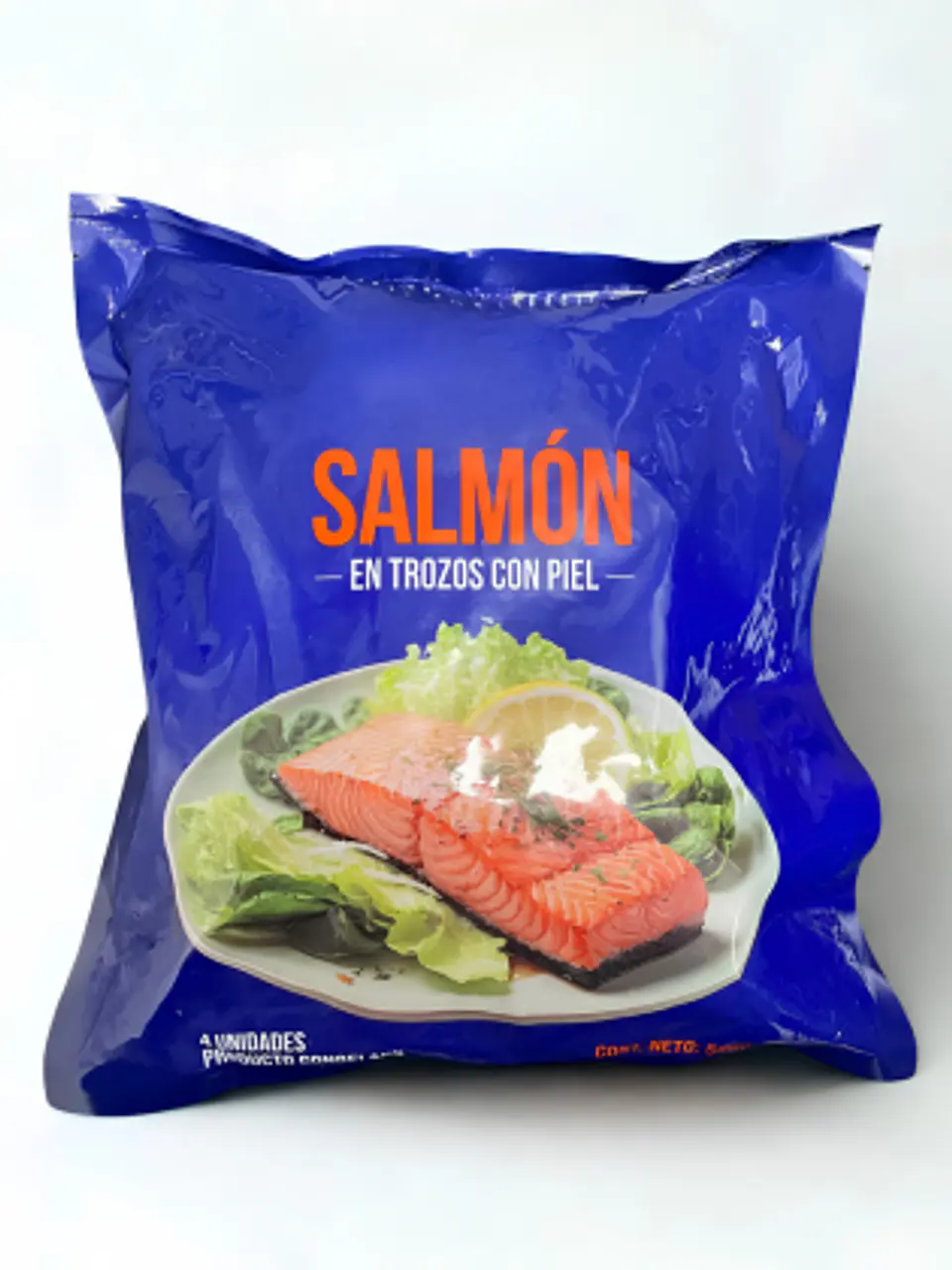 Salmón en trozos con piel 1