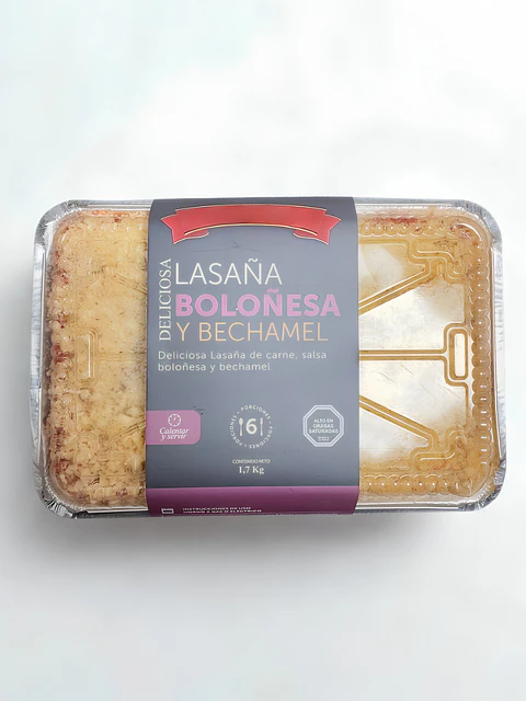 Lasaña boloñesa y bechamel