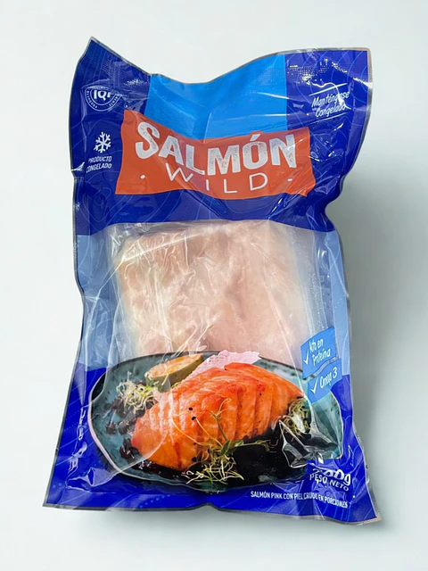 Salmón porciones con piel Wild