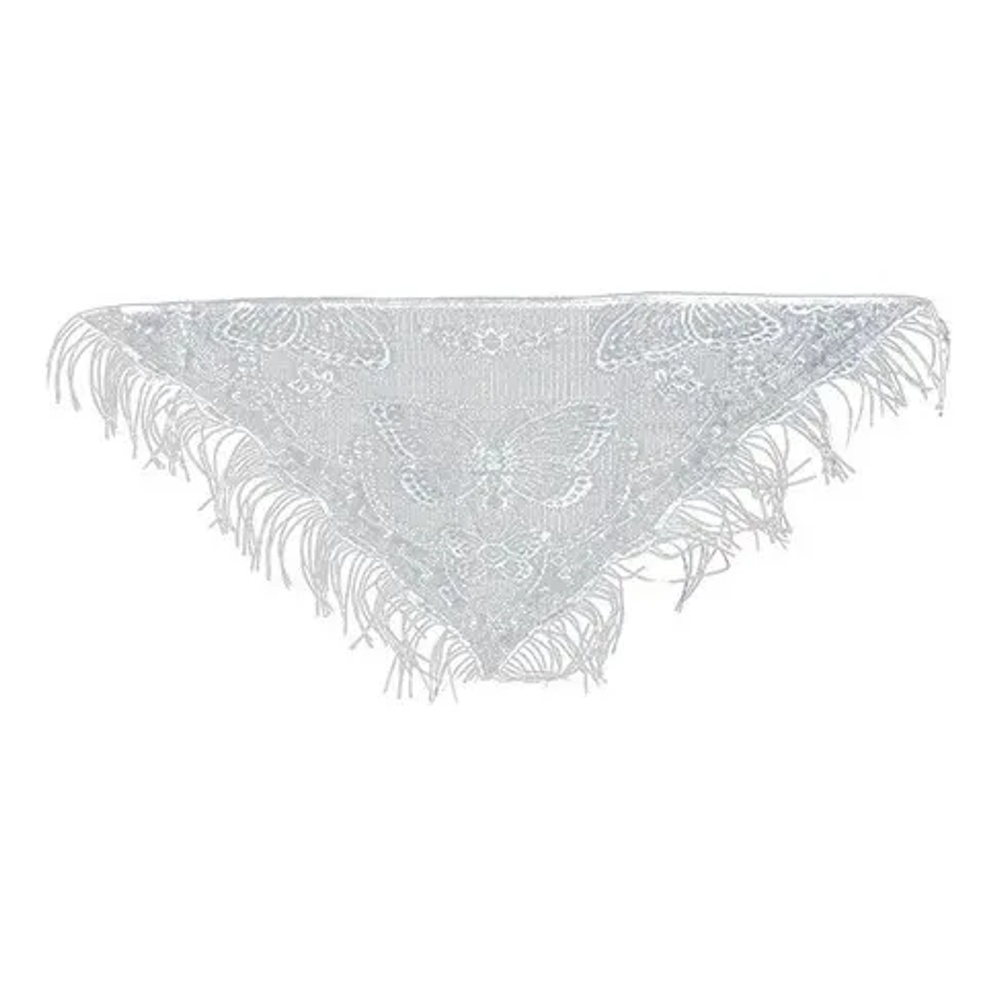 Pack 3 Puntilla Chal Traje Tipico Chilote Niña Talla Grande 4