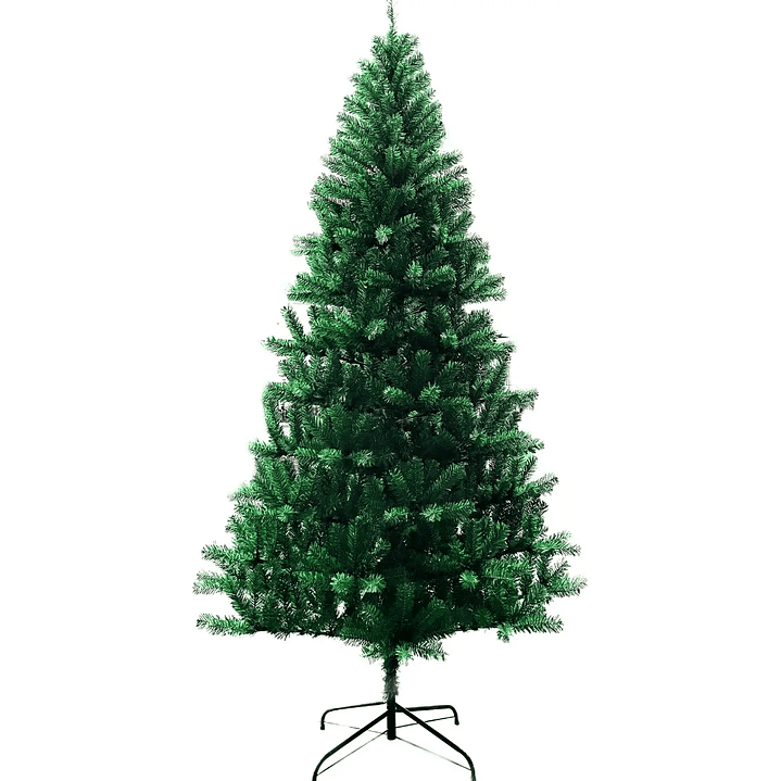 🎄 Árbol de Navidad Verde 2.10 m | Lujo con 1000 Ramas y Base Metálica Premium 5