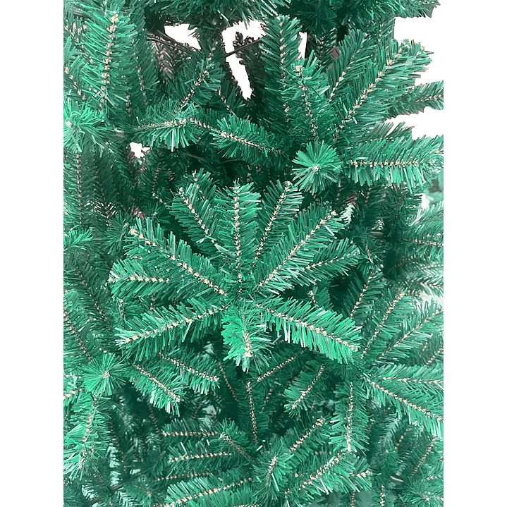 🎄 Árbol de Navidad Verde 2.10 m | Lujo con 1000 Ramas y Base Metálica Premium 7