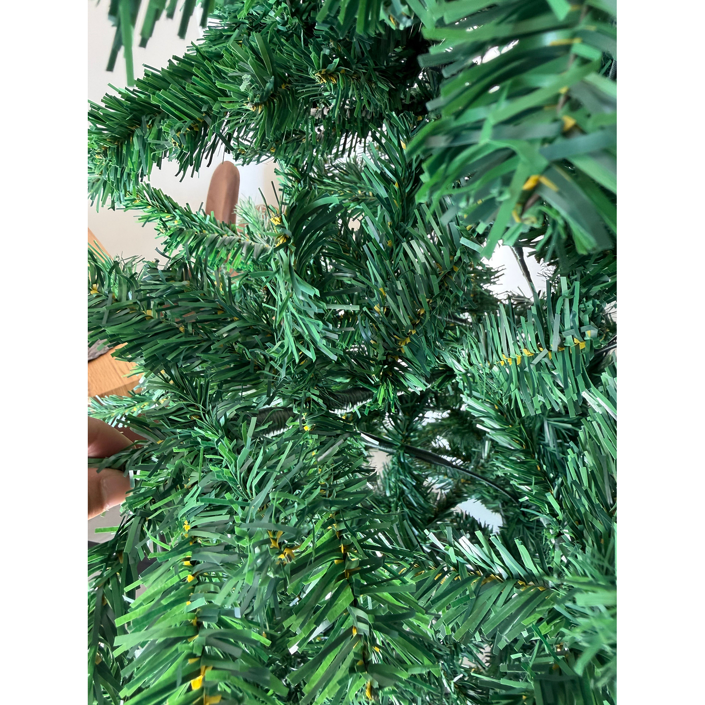 🎄 Árbol de Navidad Verde 2.10 m | Lujo con 1000 Ramas y Base Metálica Premium 8