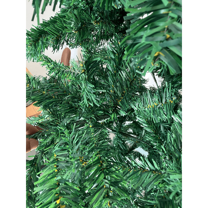 🎄 Árbol de Navidad Verde 2.10 m | Lujo con 1000 Ramas y Base Metálica Premium 8