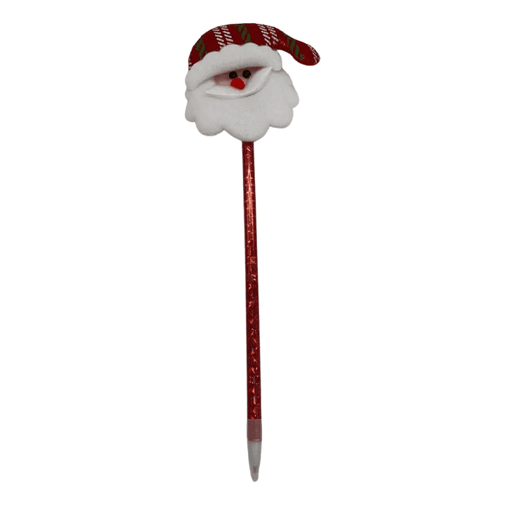 Pack 3 Lapiz De Navidad Diseños Nieve Reno Oficina Hogar 3