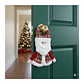 Adorno Colgante De Papel De Papá Noel Para Puerta Santa - Miniatura 1