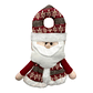 Adorno Colgante De Papel De Papá Noel Para Puerta Santa - Miniatura 2