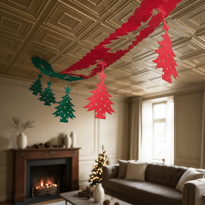 Decoración De Guirnalda Navideña Navidad Árbol Diseños 1