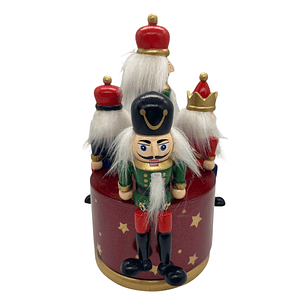 Cascanueces Musical Giratorio Decoración Navideña Adorno