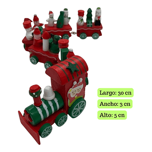 Tren De Navidad Decoracion Navideña Adorno Arbol Navideño