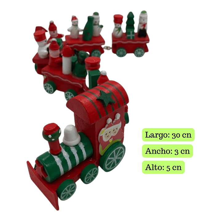 Tren De Navidad Decoracion Navideña Adorno Arbol Navideño 2