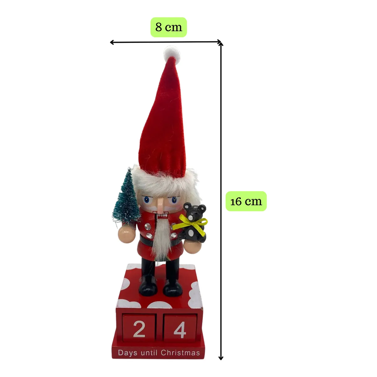 1 Calendario Navideño De Madera Hermoso Perpetuo Decorativo 2