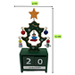 Calendario Perpetuo Navidad De Madera Decorativo Árbol - Miniatura 4