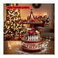 Carrusel Navideño En Movimiento Con Música A Cuerda Navidad Multicolor - Miniatura 1
