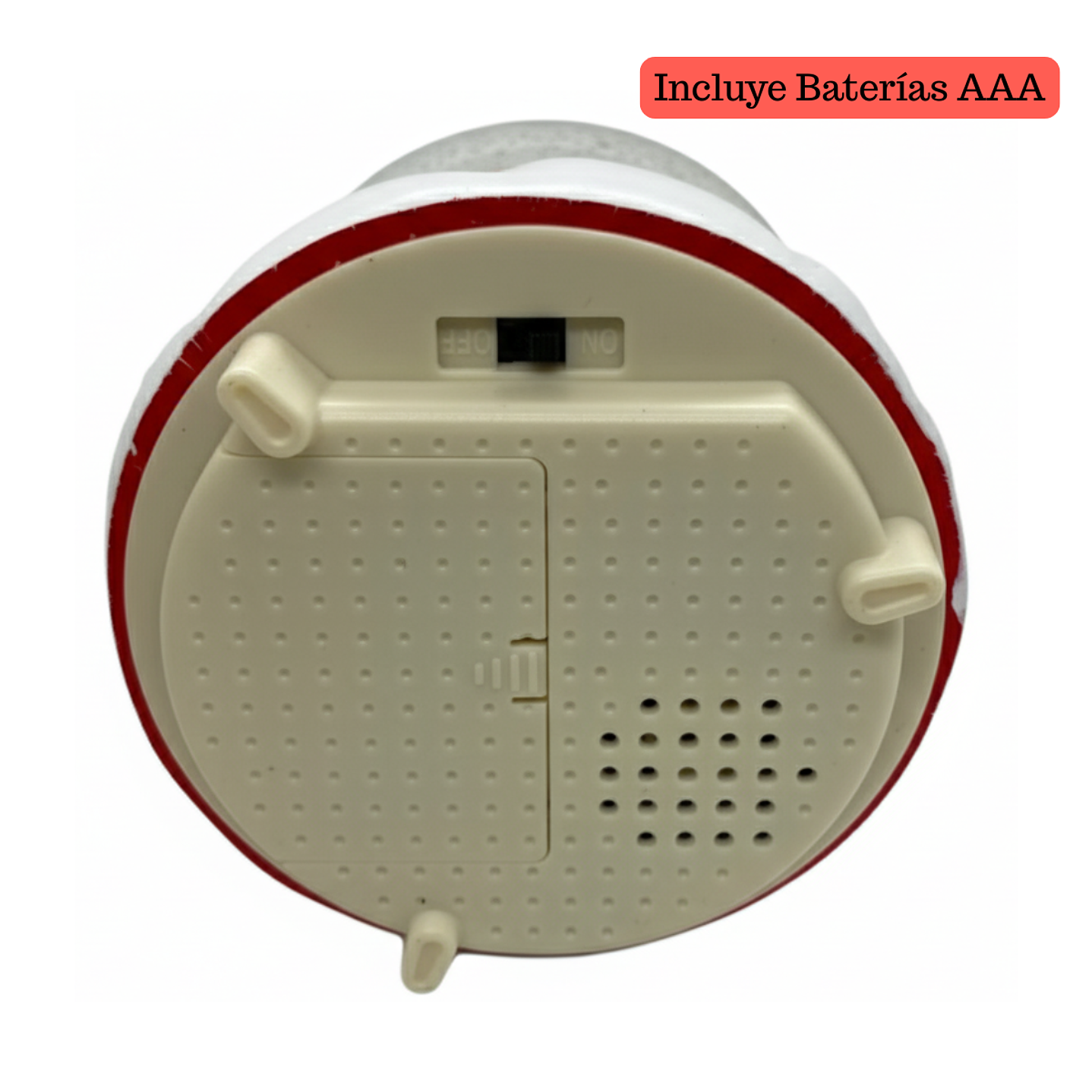 Esfera Bola De Nieve Con Luces Y Sonido Viejo Pascuero Rojo Viejito Pascuero 4