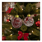 Pack 6 Esferas Navideñas Colgantes 8 Cm Decoración Navidad - Miniatura 4